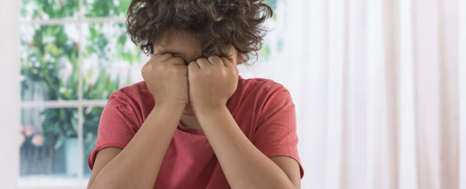 Child stressed about mathematics