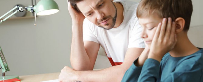Parent struggling with homework